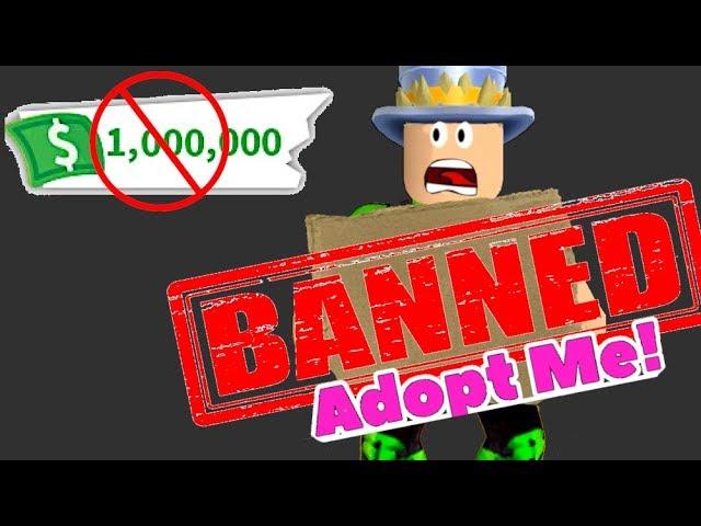 SAD story in ADOPT MI! I was BANNED! How I earned a MILLION and got BANNED in the game Adopt Me