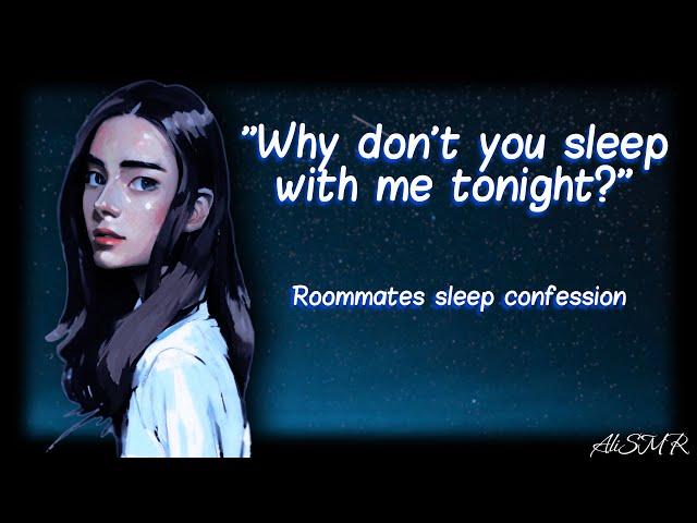 Roommate confesses while you sleep [Sleep Aid] [F4A] [F4M] {Girlfriend ASMR}