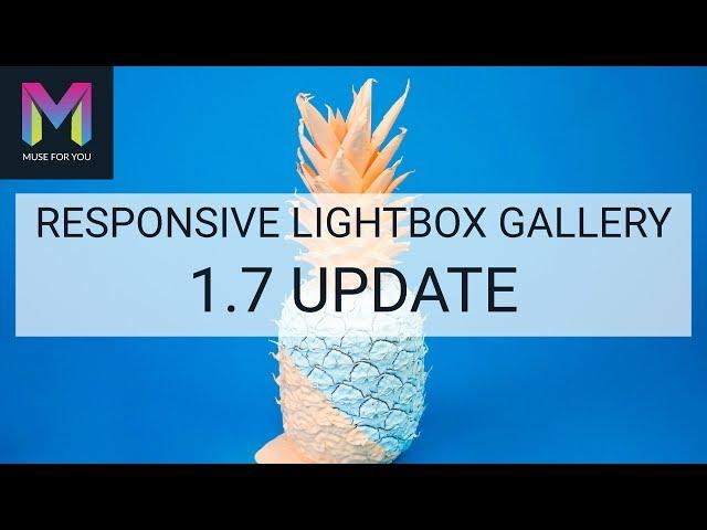 Responsive Lightbox Gallery Widget - 1.7 Update | Adobe Muse CC | Muse For You