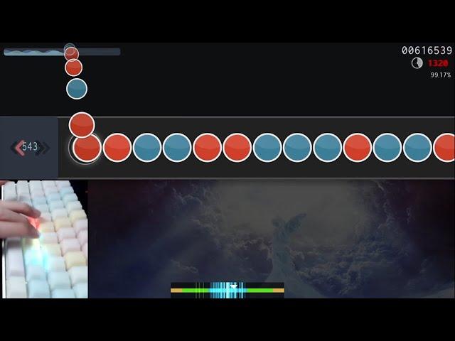 osu!taiko one-handed stream