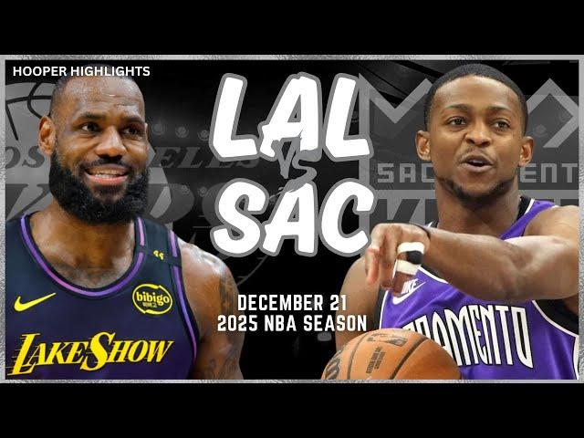 Los Angeles Lakers vs Sacramento Kings Full Game Highlights | Dec 21 | 2025 NBA Season