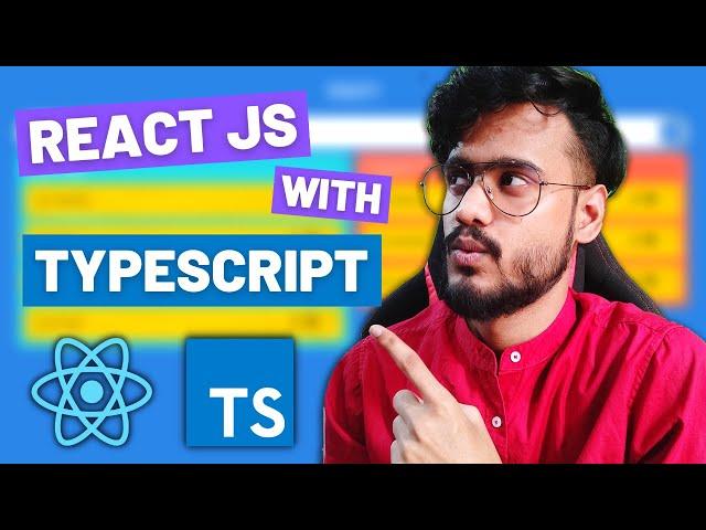 React Typescript Tutorial with Project | Learn React JS with Typescript