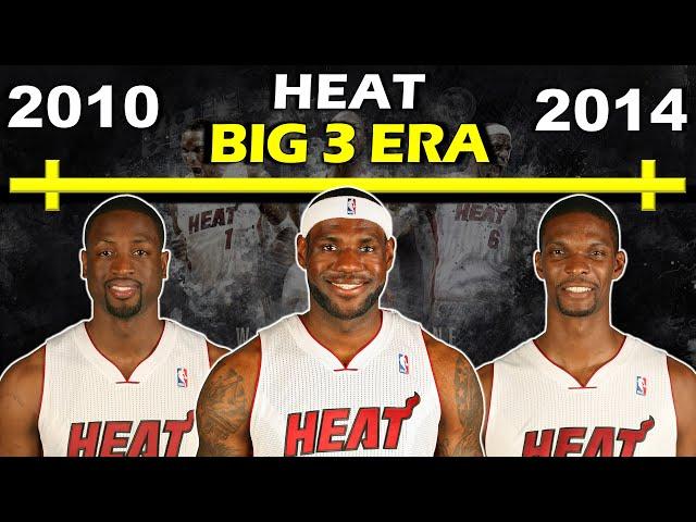 Timeline of the MIAMI HEAT'S BIG 3 ERA | Rise and Fall | The Heatles