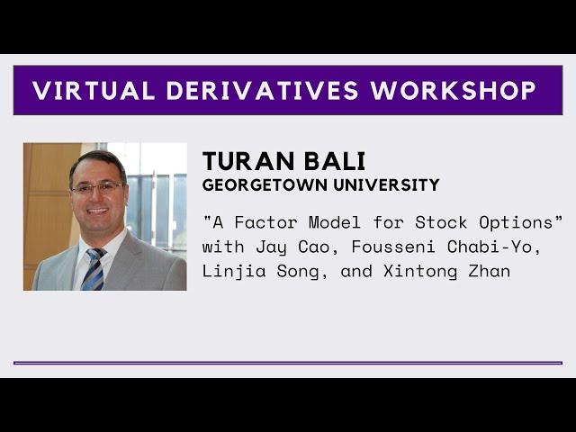 Turan Bali -- Factor Model for Stock Options