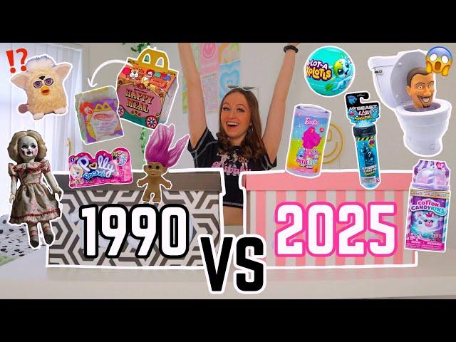 UNBOXING *1990’s VINTAGE* MYSTERY TOYS🪀 VS *2025 BRAND NEW RELEASES!*⁉️ (100+ SURPRISES!!🫢)