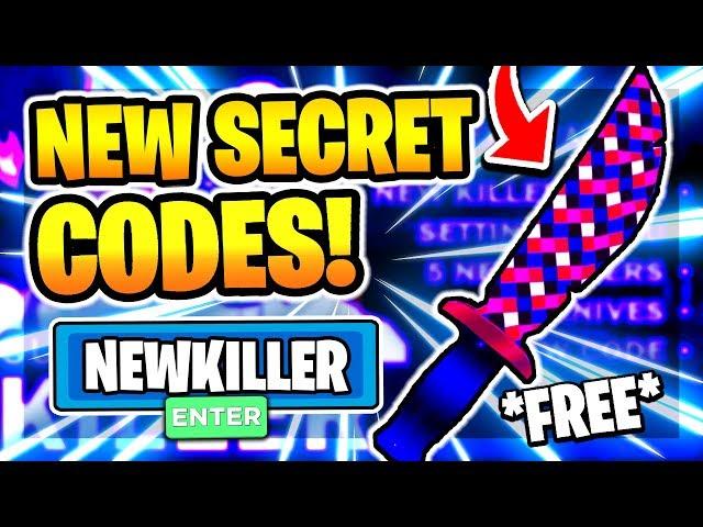 ALL *NEW* SECRET WORKING CODES in SURVIVE THE KILLER! *2020* CRAZE KILLER UPDATE(Roblox)