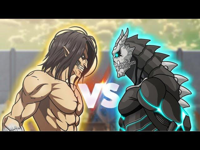 Kaiju No. 8 vs Attack on Titan (Kafka vs Eren yeager) - Quái Vật Số 8 Animation Dc2. 怪獣8号 対 進撃の巨人.