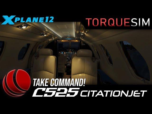 Take Command! CitationJet for X-plane 12 by Torquesim!