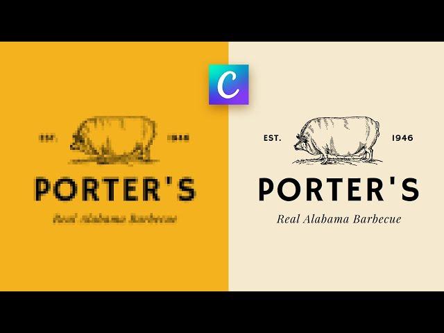 Must Watch Canva Trick! (Convert Your Logo Into a Vector)