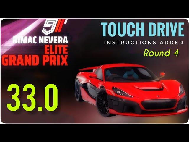 Asphalt 9 | Rimac Nevera Elite Grand Prix | Round 4 TouchDrive- 33.0 Instructions | Bread & Circuses