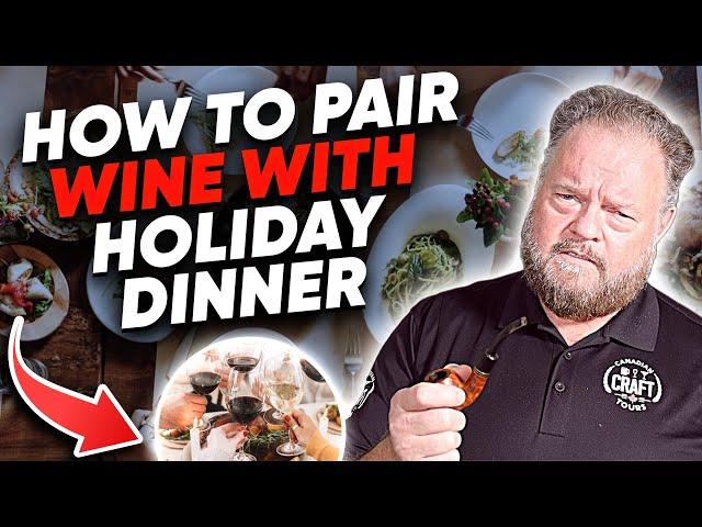 HOW TO PAIR WINE WITH CHRISTMAS DINNER!holiday dinner wine pairing