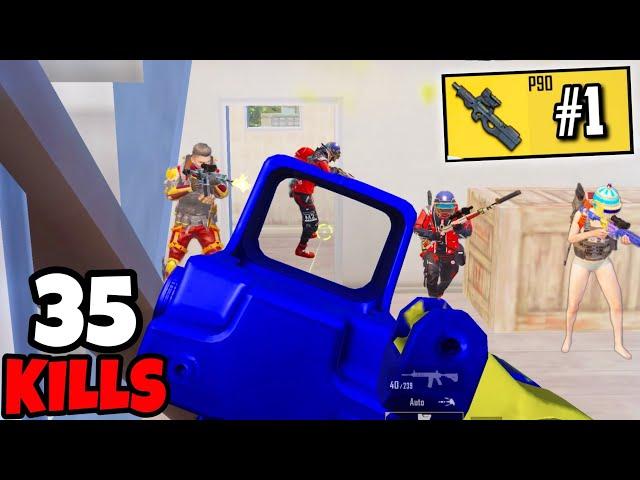 P90 is The #1 Gun in BGMI Now! • (35 KILLS) • BGMI Gameplay