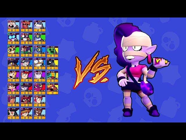 ЭМЗ ПРОТИВ ВСЕХ БРАВЛЕРОВ В BRAWL STARS | ПВП БРАВЛЕРОВ | 1vs1