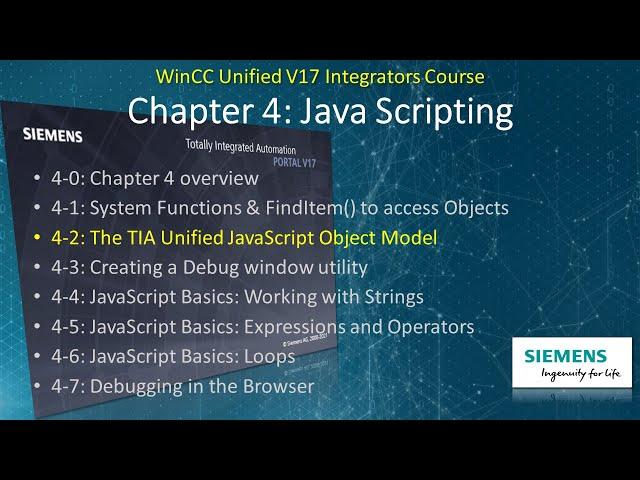 WinCC Unified v17 # 11: Unified JavaScript Object Model  #WinCCGURU