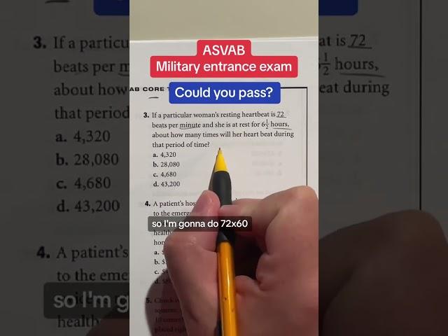 ASVAB Arithmetic Reasoning #3 explained