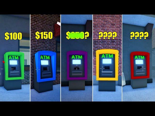 How much each ATM gives you in OHIO ROBLOX