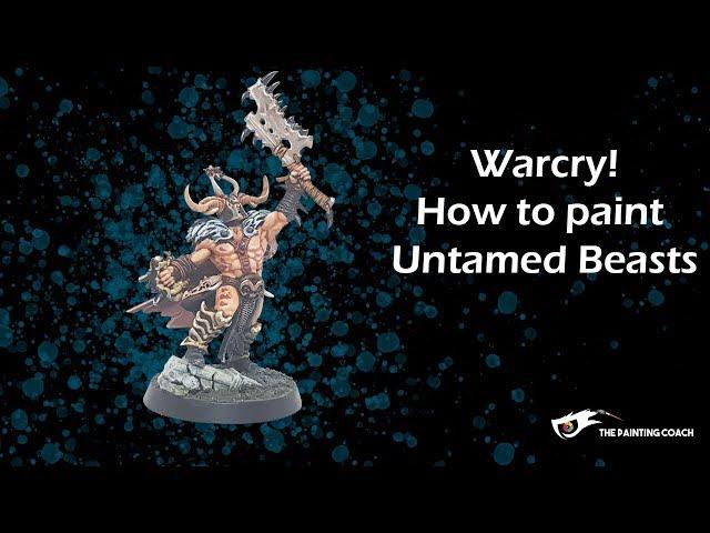 How to paint Untamed Beasts for Warcry