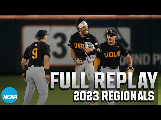 Tennessee vs. Clemson: 2023 NCAA baseball regionals | FULL REPLAY