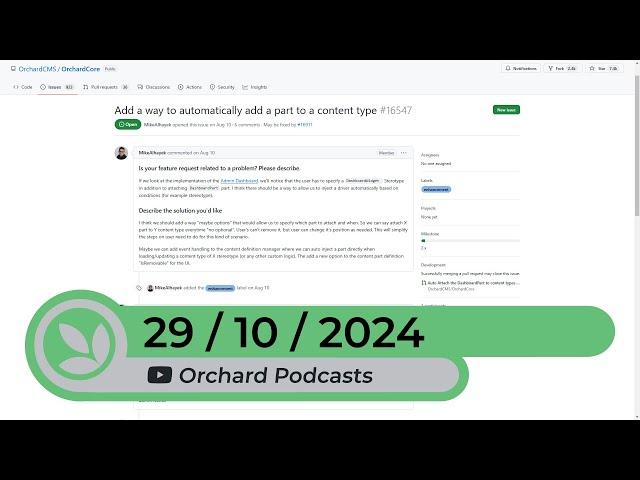 Orchard Podcast: 29th of October, 2024