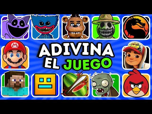 Adivina El JUEGO Por La CanciónPoppy PlaytimeFnafMinecraft Mario Bros, Angry Birds ️Zoonomaly