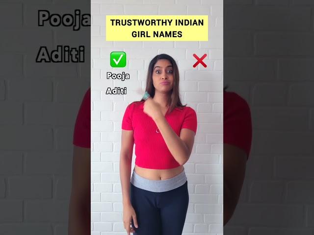 Trustworthy Indian Girl Names  | Anisha Dixit Shorts | #shorts