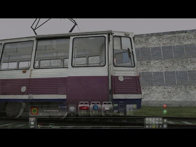 Train Simulator 2017 - трамвай ктм 5 (71-605) тест работы дверей