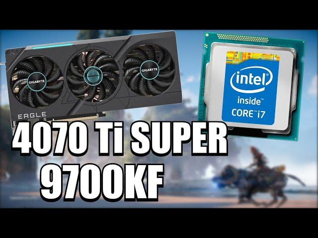 Тест 4070 ti super + 9700 kf  HORIZON  FORBIDDEN WEST