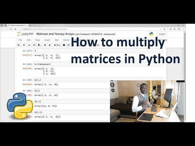 How to Multiply Two Matrices in Python using numpy