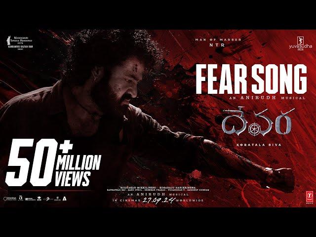 Fear Song | Devara Part - 1 | NTR | Koratala Siva | Anirudh Ravichander | 27 Sep 2024