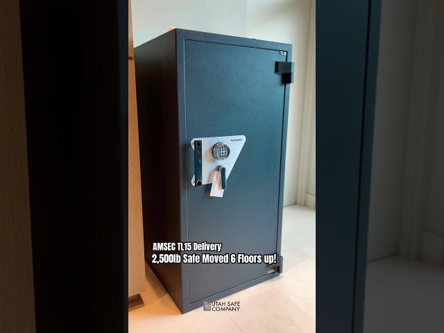 American Security TL15 Rates Safe  sitting at 2,500lbs our team delivered this safe 6 floors up!