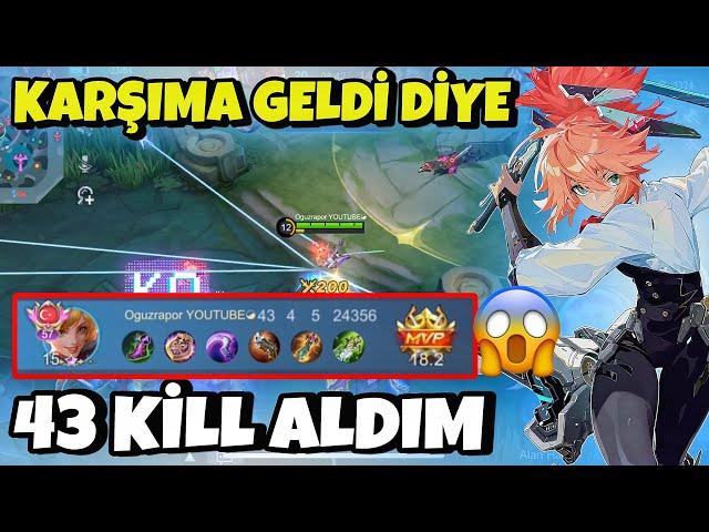 O KARŞIMA GELDİ DİYE 43 KİLL ALDIM !  Mobile Legends  Fanny Nasıl Oynanır Fanny Öğretici  Gameplay