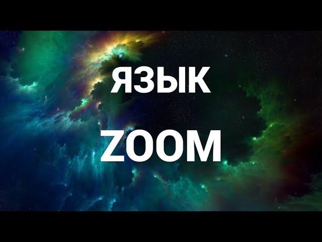 Как поменять язык в зум ( Zoom )