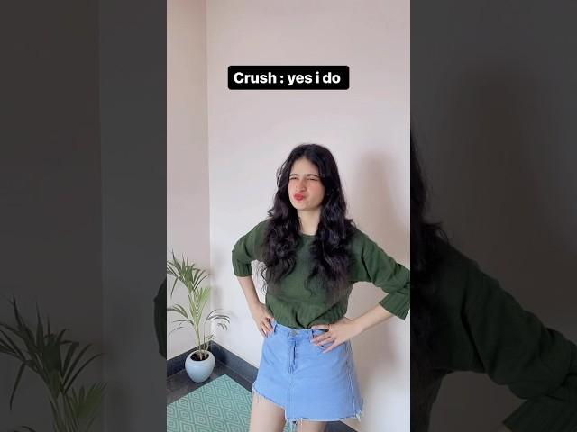 When you ask your crush something  #shorts #ytshorts #viral #trending #funny #comedy