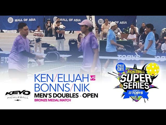 SM Pickleball Superseries (SM MOA leg) Men's Doubles OPEN - Ken/Elijah vs Bonns/Nik - BRONZE