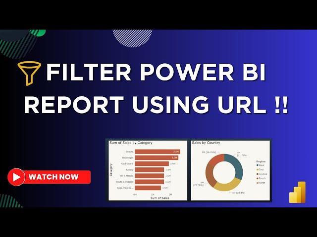 Filter Power BI Reports Using URL | Query String Parameters | Dynamic URL | MiTutorials