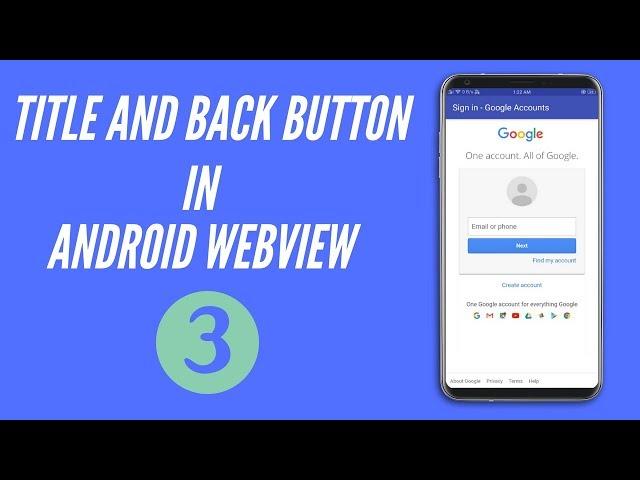 Title And Back Button Event Webview Android Studio