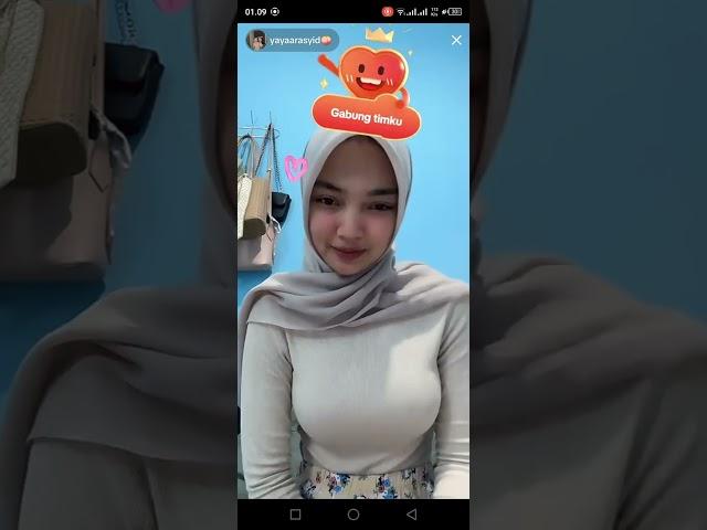 LIVE YAYA HIJAB lgi dikamar bikin halu barbar