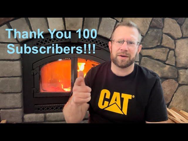 Thank you 100 Subscribers!!!  And thank you to my friend Andrew for being the 100th Subscriber!!!