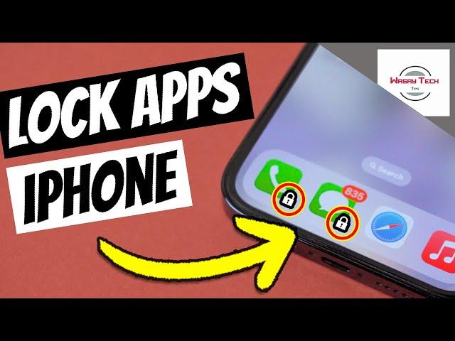 Lock any App on your iPhone in 2 Minutes | Set Lock on iPhone Apps 2023