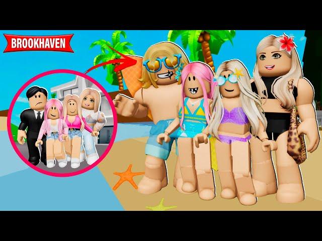 A FAMÍLIA da CIDADE que SE MUDOU para UMA ILHA! Historinha Brookhaven ROBLOX