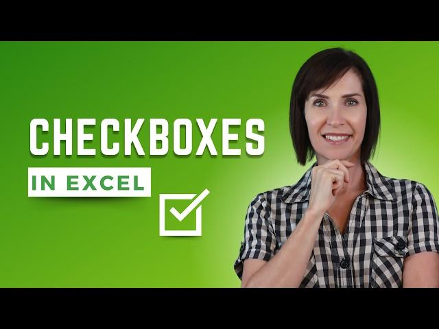 How to Insert a Checkbox in Excel | Interactive Checklists