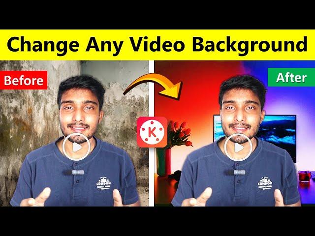 Change Video Background Without Green Screen in Mobile | VIDEO Background Remove/Change | Kinemaster