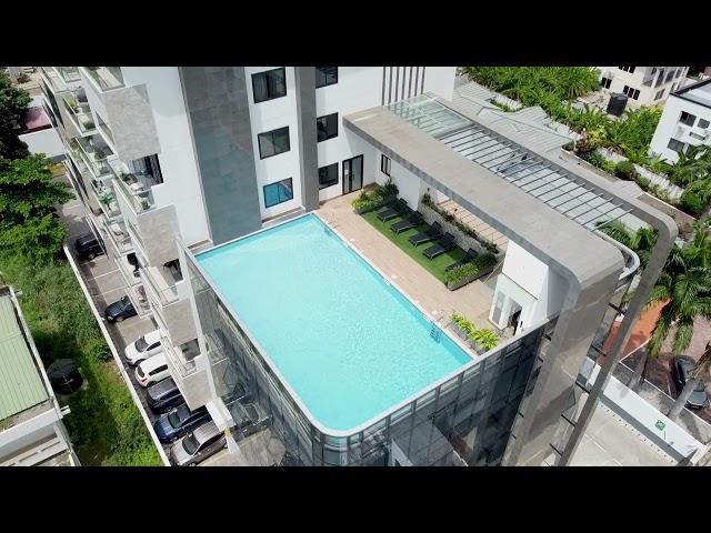 Inside a luxury, modern 1 bedroom apartment at Airport Residential,  Accra, Ghana