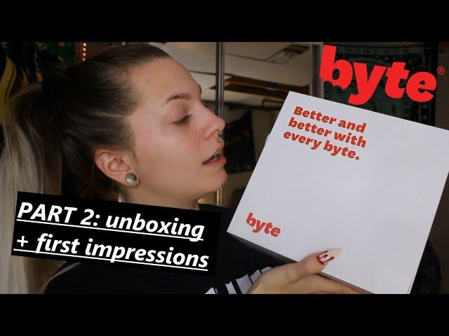 byte aligners journey! (part 2: unboxing + first week)