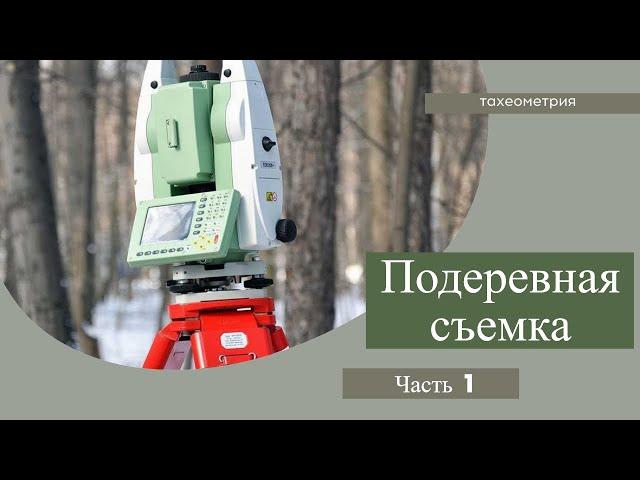 Подеревная съемка. Часть 1 - тахеометрия