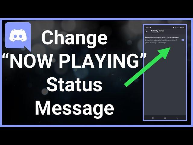 How To Change The "Now Playing" Status On Discord