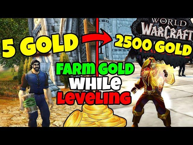 How To Make Gold While Leveling in Classic WoW Hardcore Servers!