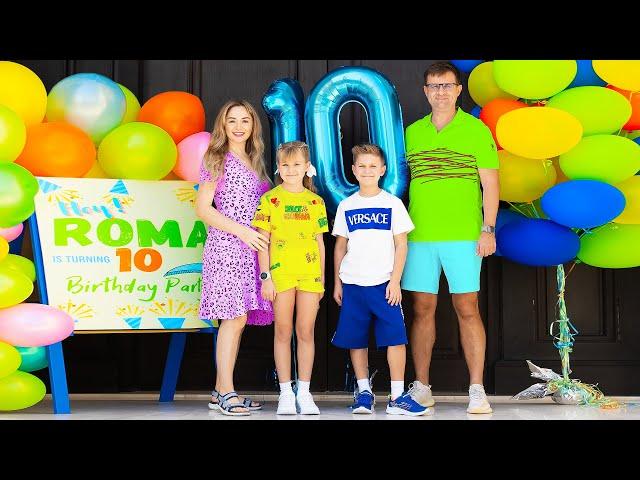 Diana and Roma celebrate Roma's 10th Birthday Party