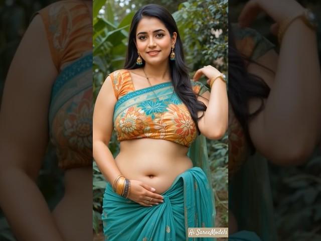 Saree Showdown: Mall Elegance vs Garden Glam! ️