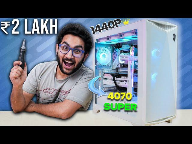 All White 1440p Gaming & Streaming PC Build - i7-14700K | RTX 4070 Super